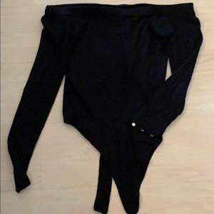 Off shoulder guess onesie
